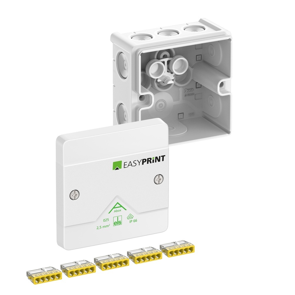 Spelsberg Abzweigkasten 802120EP Typ Abox 025-2,5²/w EasyPrint Spelsberg Abzweigkasten 802120EP Typ Abox 025-2,5²/w EasyPrint