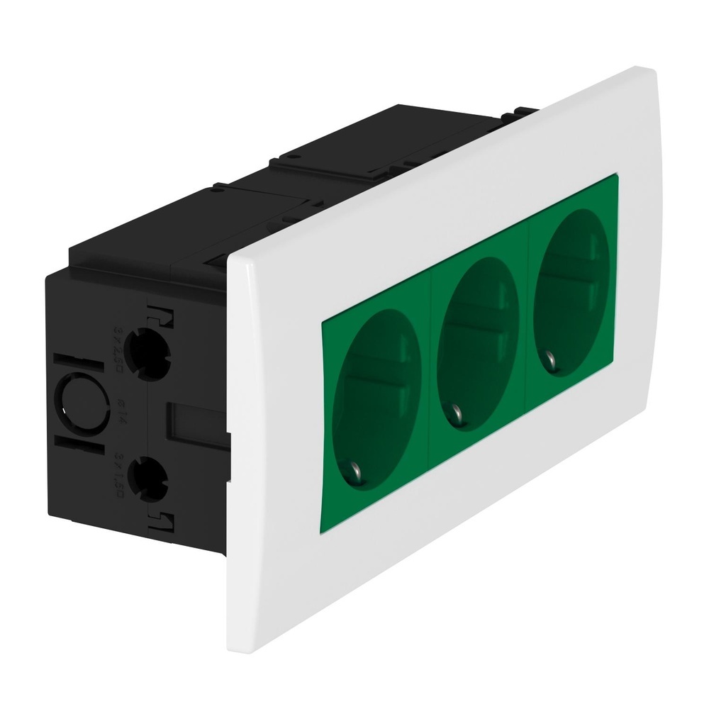 OBO Bettermann Steckdoseneinheit 6119415 Typ SDE-RW D0GN3