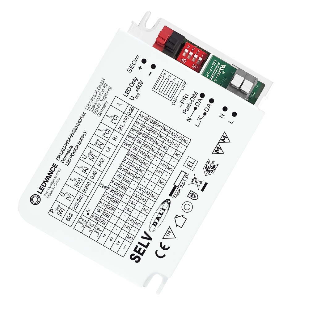 Ledvance Osram LED Betriebsgerät 421929 Typ DR-DALI-PFM-60W/220-240/1A4-10X1
