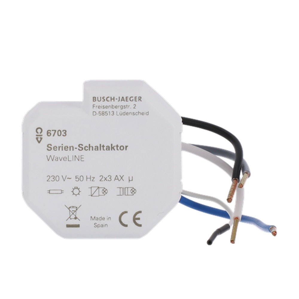 Busch-Jaeger Serien Schaltaktor 6703 Nr. 2CKA006700A0028