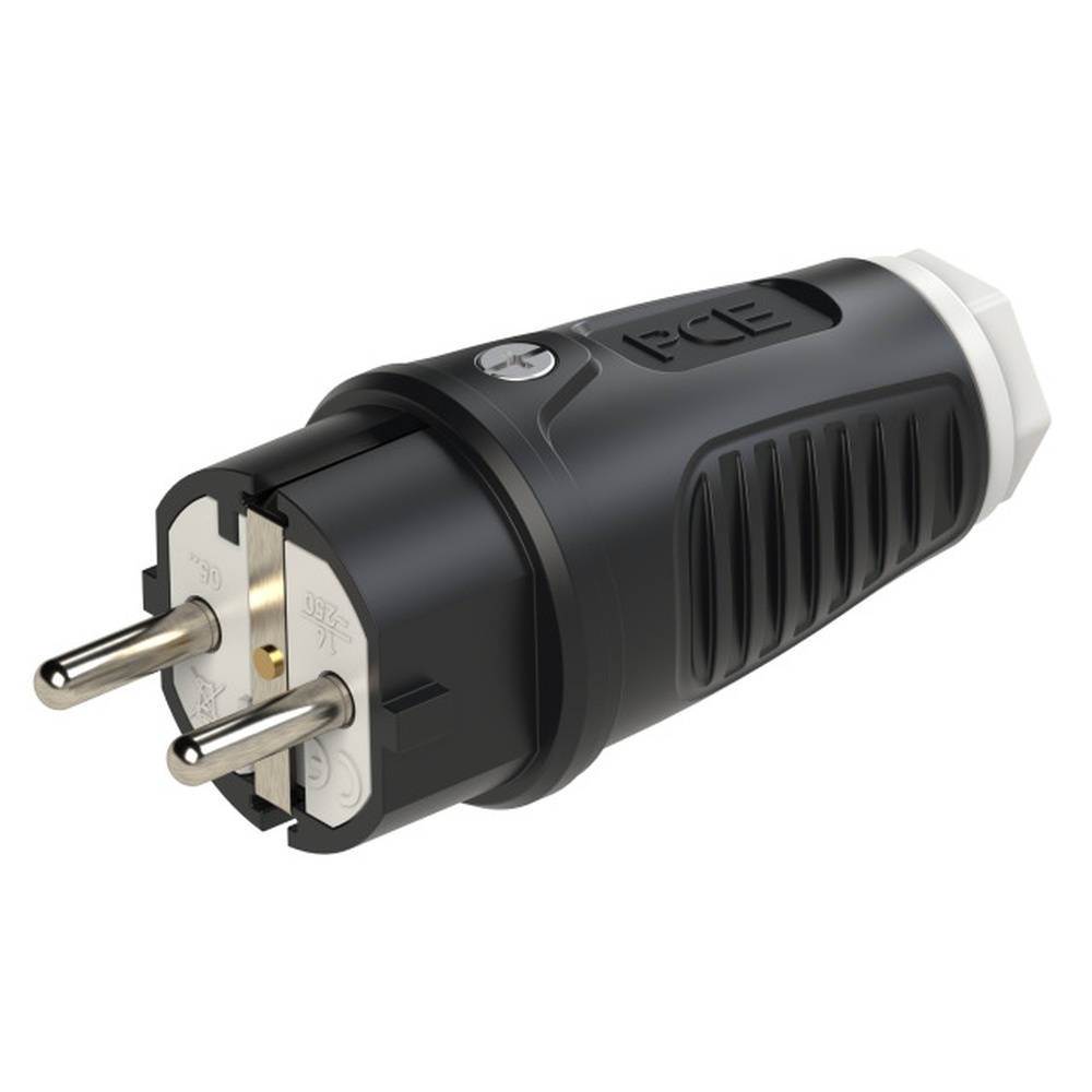 PC Electric Schutzkontaktstecker 0511-sw
