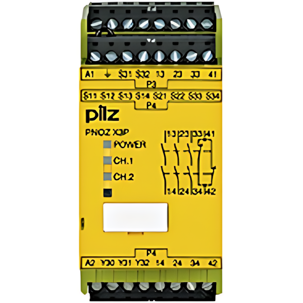 Pilz Sicherheitsschaltgerät 777313 Typ PNOZ X3P 24-240VACDC 3n/o 1n/c 1so Pilz Sicherheitsschaltgerät 777313 Typ PNOZ X3P 24-240VACDC 3n/o 1n/c 1so