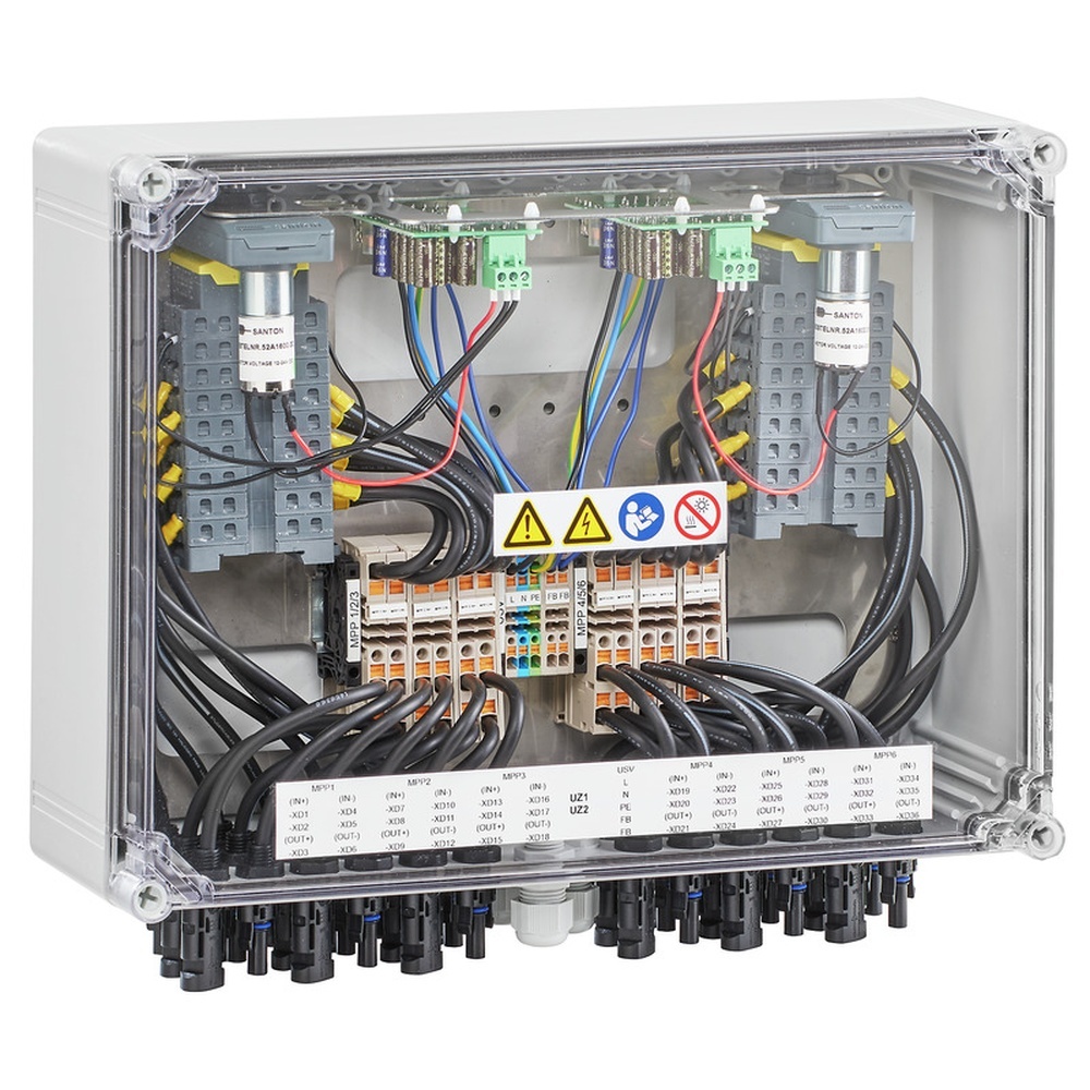 Weidmüller Generatoranschlusskasten 8000115473 Typ PVC DC 2I 1O 6MPP RD WM4 11