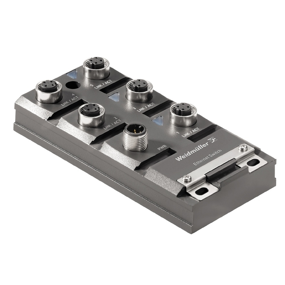 Weidmüller Netzwerk Switch 1504410000 Typ IE-SW-IP67-5M12