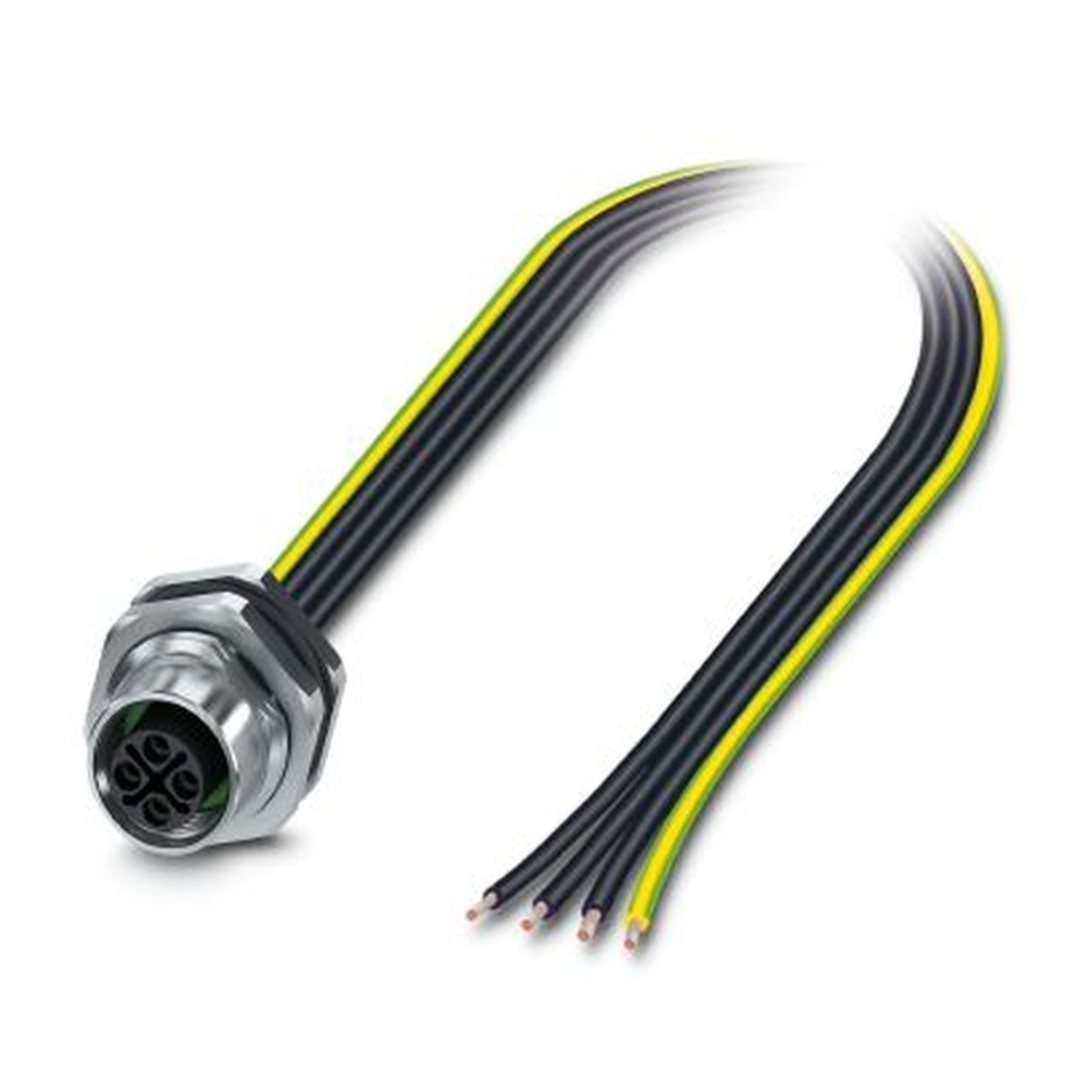 Phoenix Contact Gerätesteckverbinder Hinterwand 1411598 Typ SACC-DSI-M12FSS-4P-M16XL/0,5PE