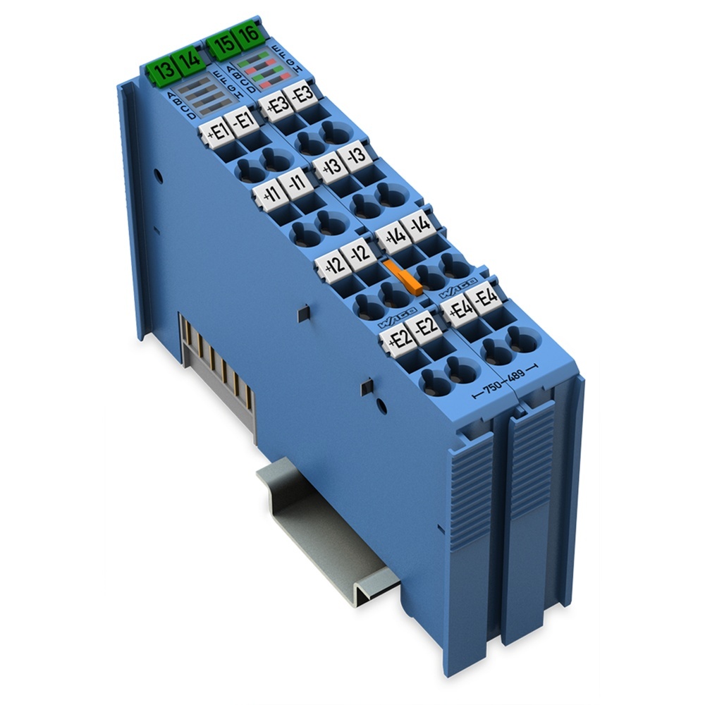 Wago 4 Kanal Analogeingang 750-489