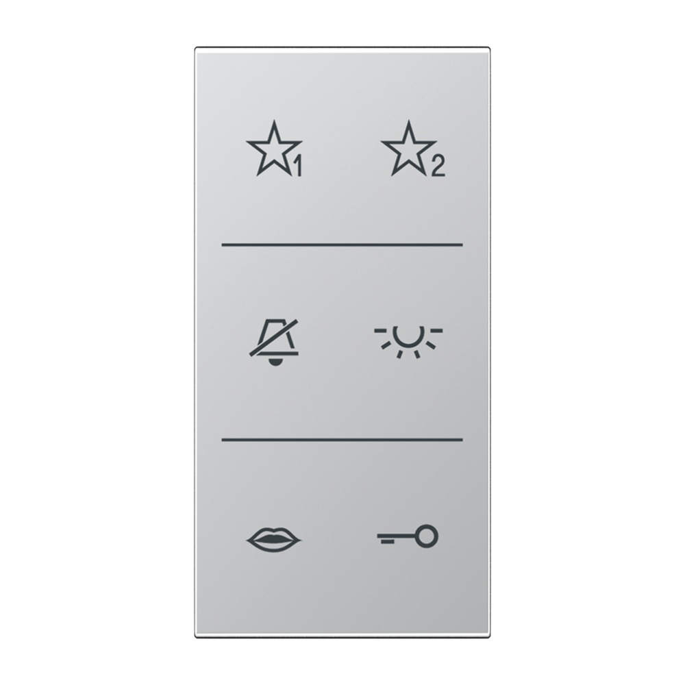 Jung Design-Cover Audio Symbole SI A6 AL DC