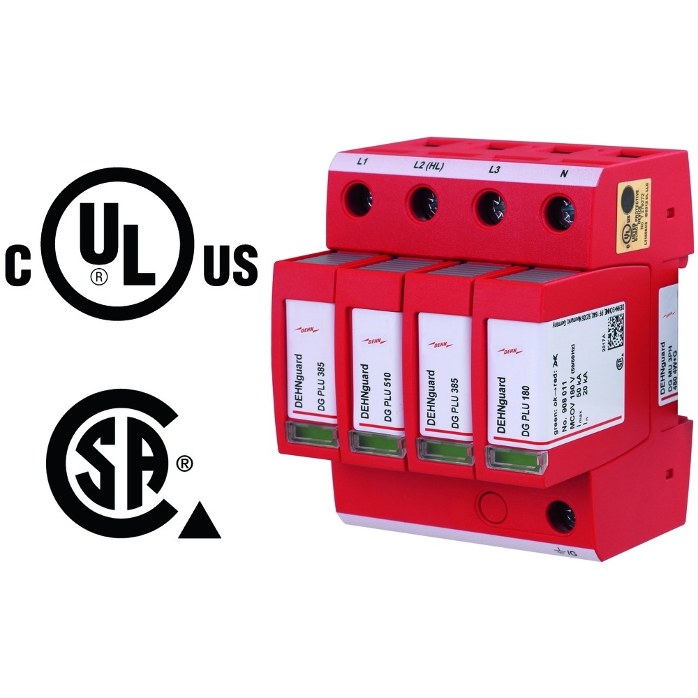 Dehn + Söhne Überspannungsableiter 908344 Typ DG MU 3PH 480 4W+G Dehn + Söhne Überspannungsableiter 908344 Typ DG MU 3PH 480 4W+G