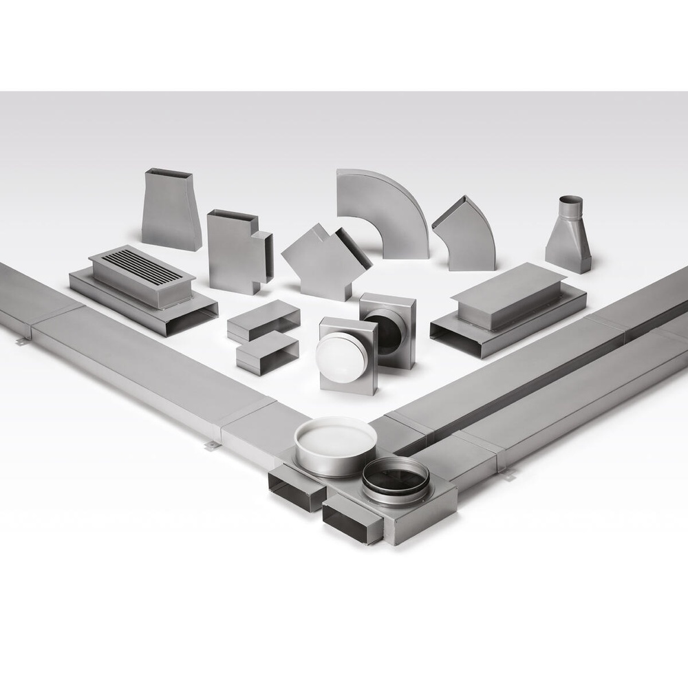 Helios Flachkanal T Stück 02925 Typ FK-T 200/150/200