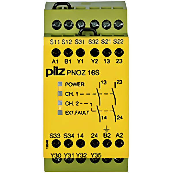 Pilz Sicherheitsschaltgerät 774070 Typ PNOZ 16S 24VAC 24VDC 2n/o 2so