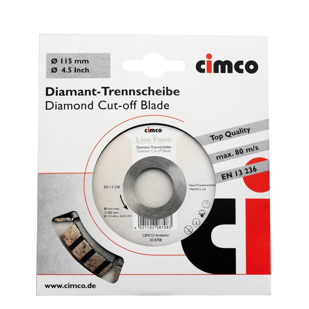 Cimco Diamant Trennscheiben 208716
