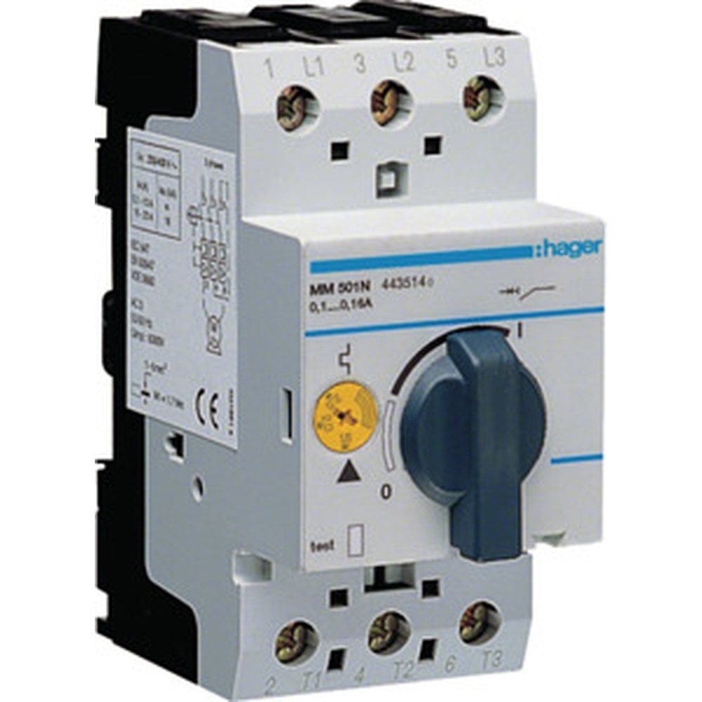 Hager Motorschutzschalter MM501N