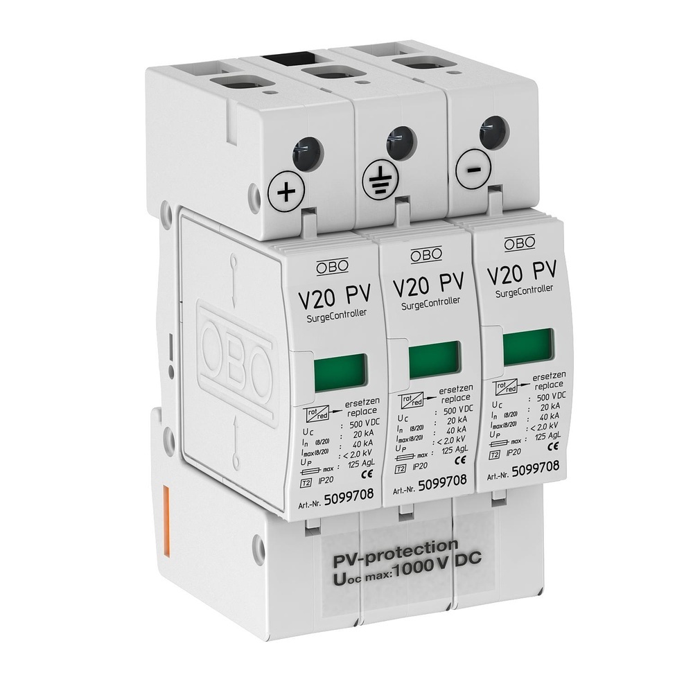OBO Bettermann Surge Controller 5094608 Typ V20-C 3-PH-1000