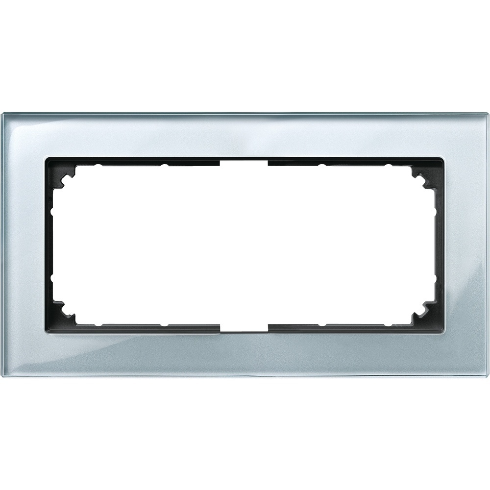 Merten Echtglasrahmen 2fach 487860