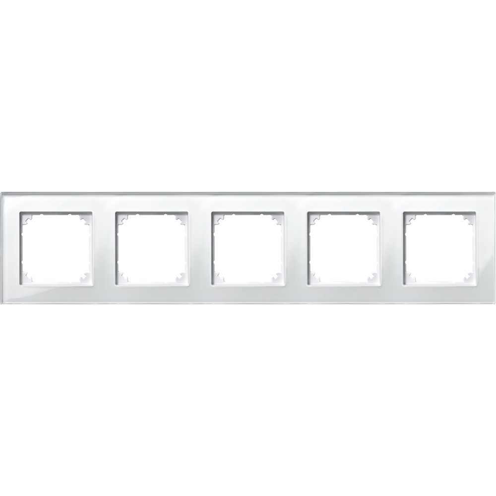 Merten Echtglasrahmen 5fach 489519