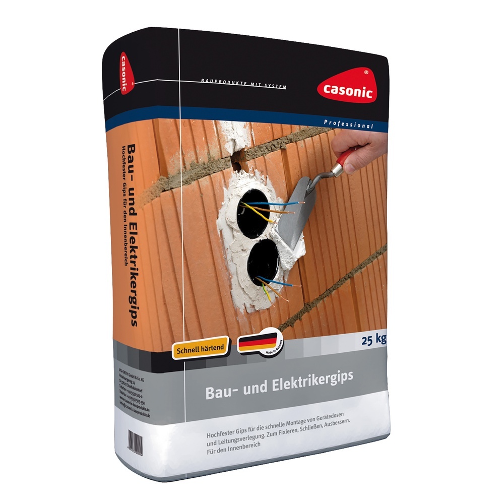 Cimco Bau und Elektrikergips 140334