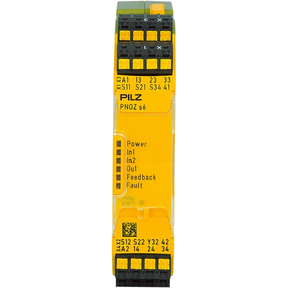 Pilz Sicherheitsschaltgerät 751106 Typ PNOZ s6 C 24VDC 3 n/o 1 n/c