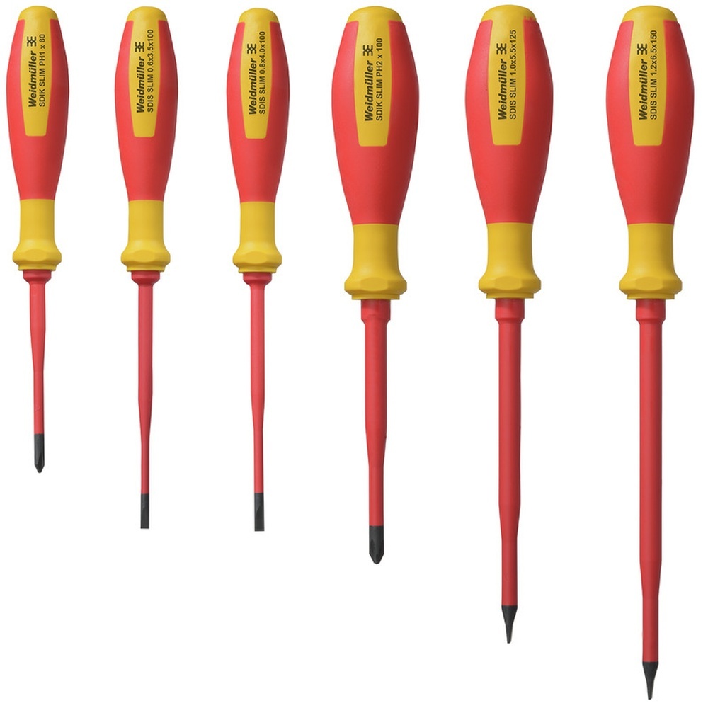 Weidmüller Schraubendreher 2749580000 Typ SDI SET SLIM S3.5-6.5/PH1/2