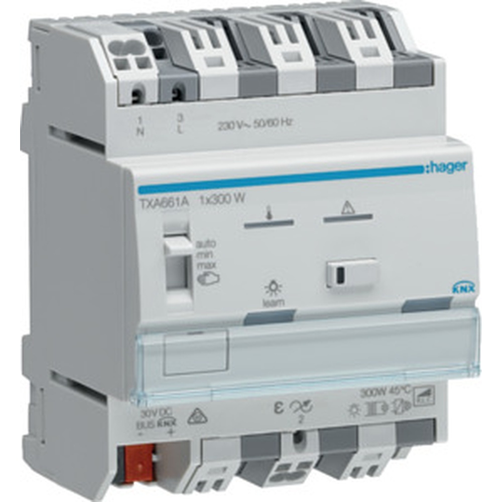 Hager KNX Universal Dimmaktor TXA661A Hager KNX Universal Dimmaktor TXA661A