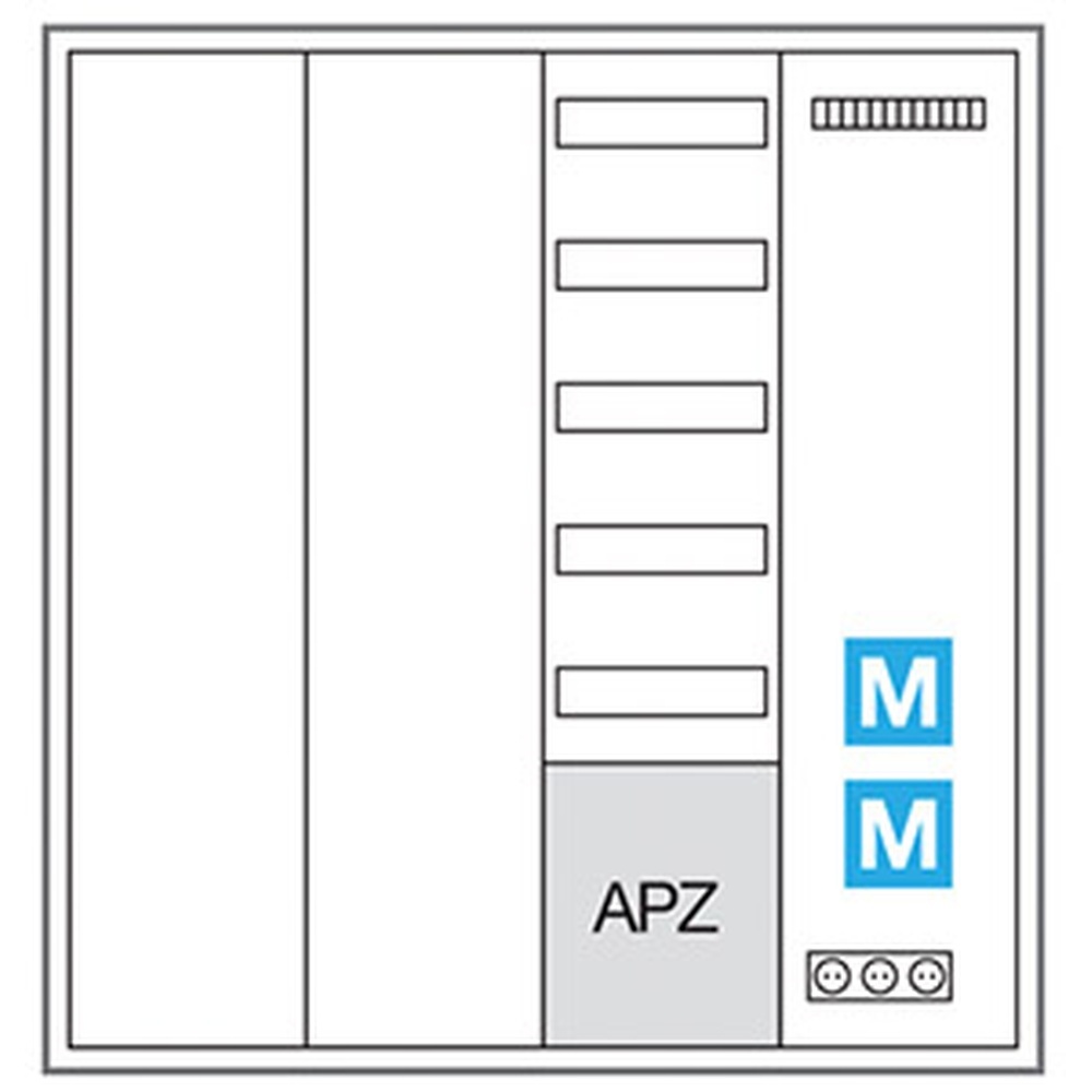 Hager Systemschrank ZB34NW1APZ2 Hager Systemschrank ZB34NW1APZ2