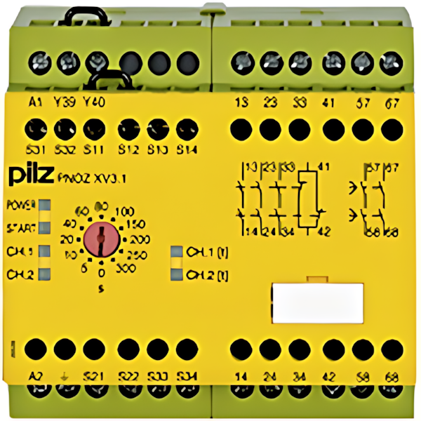 Pilz Sicherheitsschaltgerät 774618 Typ PNOZ XV3.1 300/24-240VACDC 3no 1nc 2no t