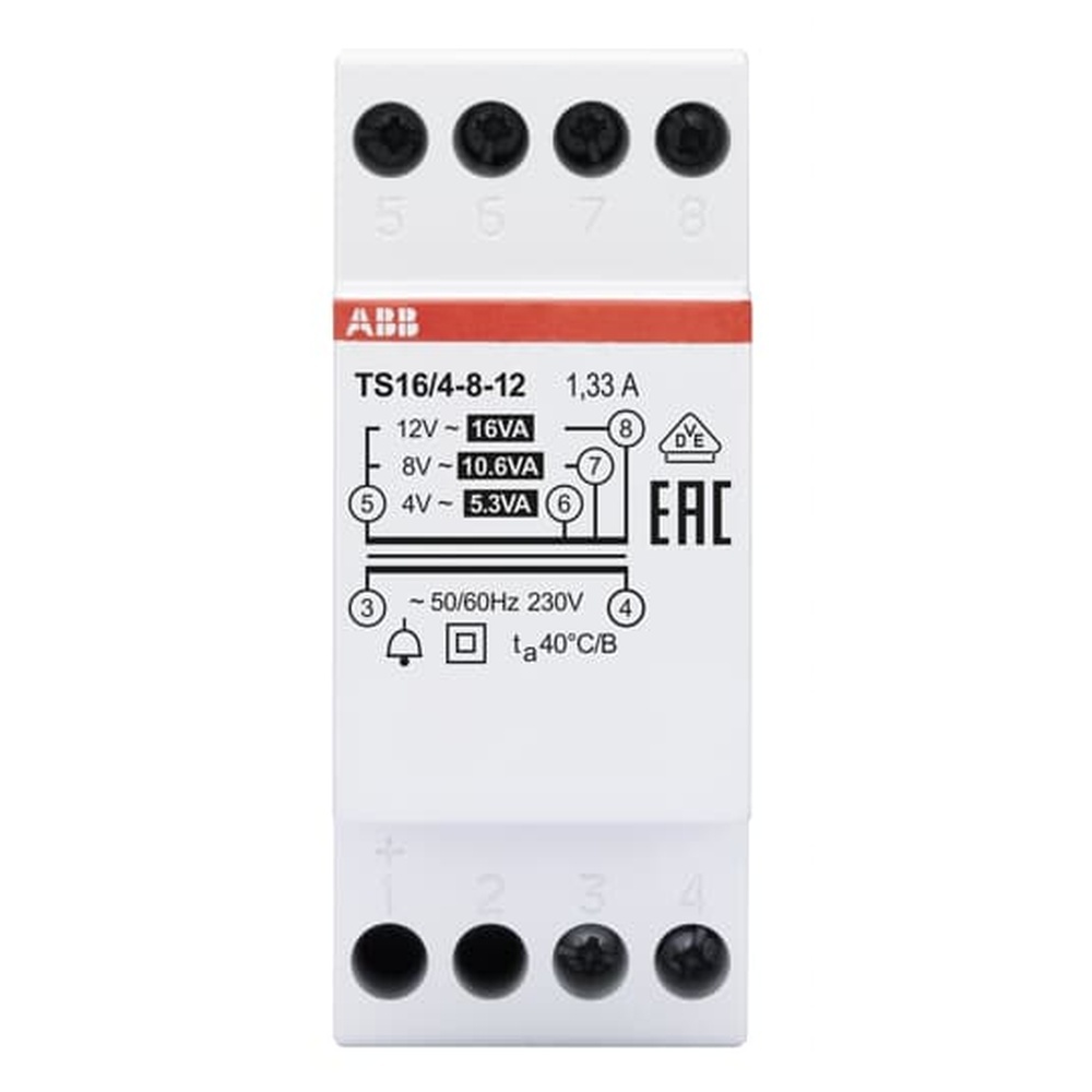 ABB Klingeltransformator 2CSM228625R0812 Typ TS16/4-8-12