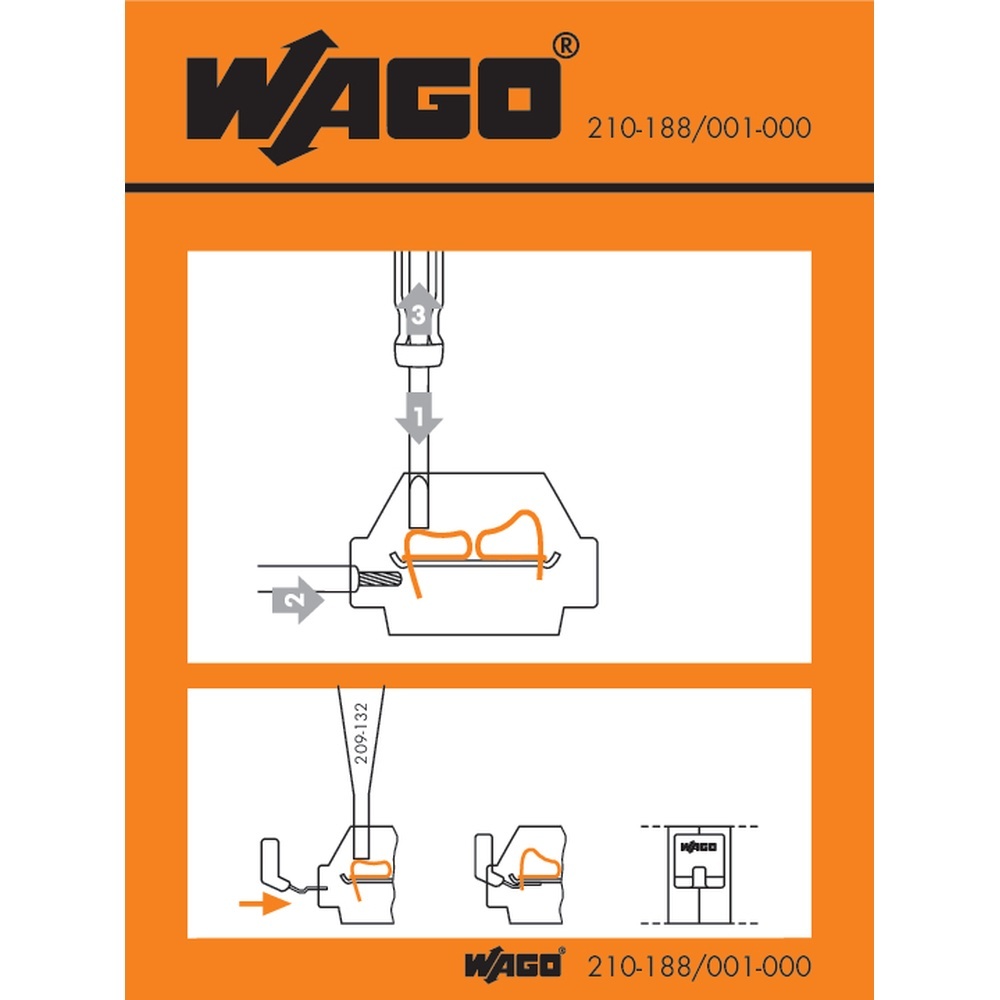 Wago Handhabungsaufkleber 210-188/001-000