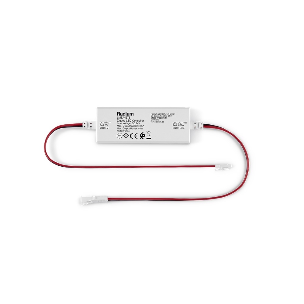 Radium Ein Kanal Dimmer LMZA4376 Typ CONTROLLER ZGB WHITE 84W/24V IP20