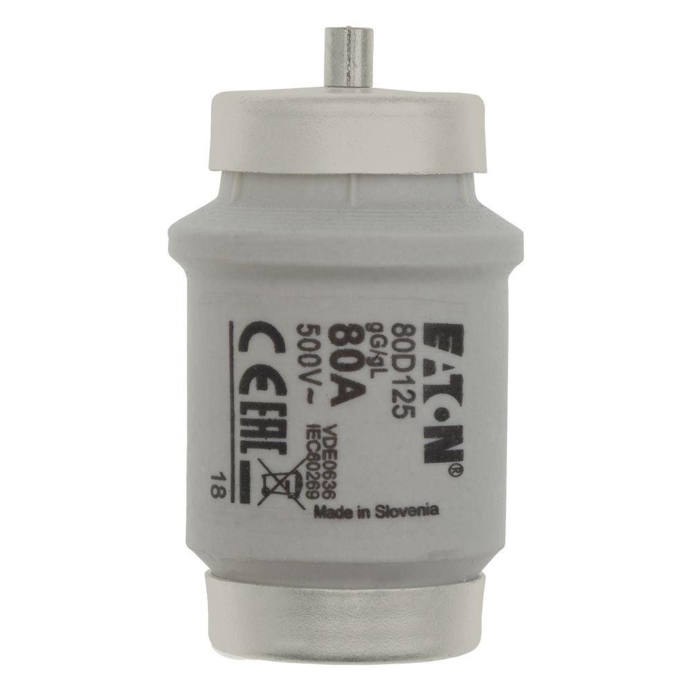 Eaton Sicherungseinsatz 80D125 Typ SICHERUNG-D4 80A T GL/GG 500VAC