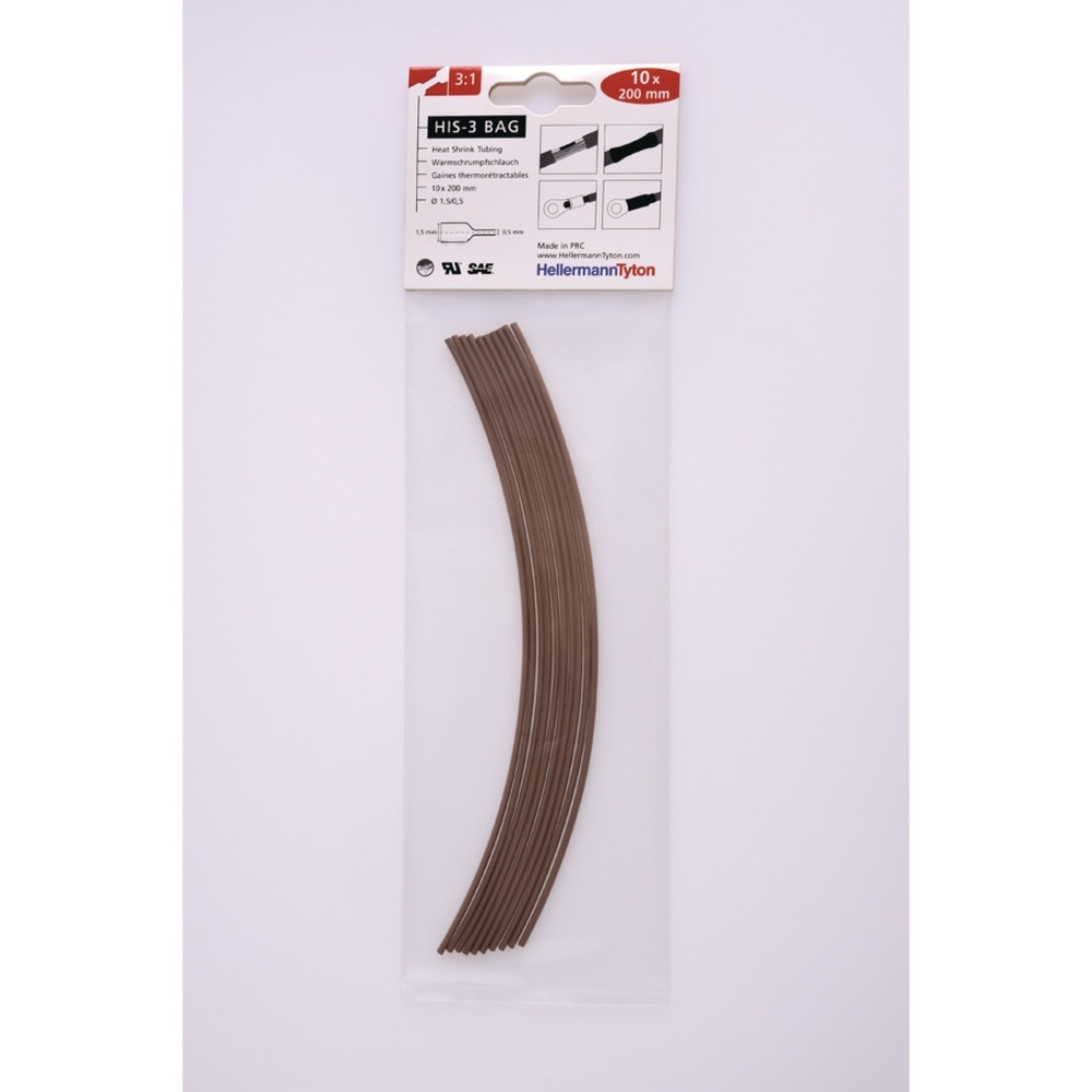 Hellermann Warmschrumpfschlauch 308-30163 Typ HIS-3-BAG-1.5/0.5 PO-X BN 10