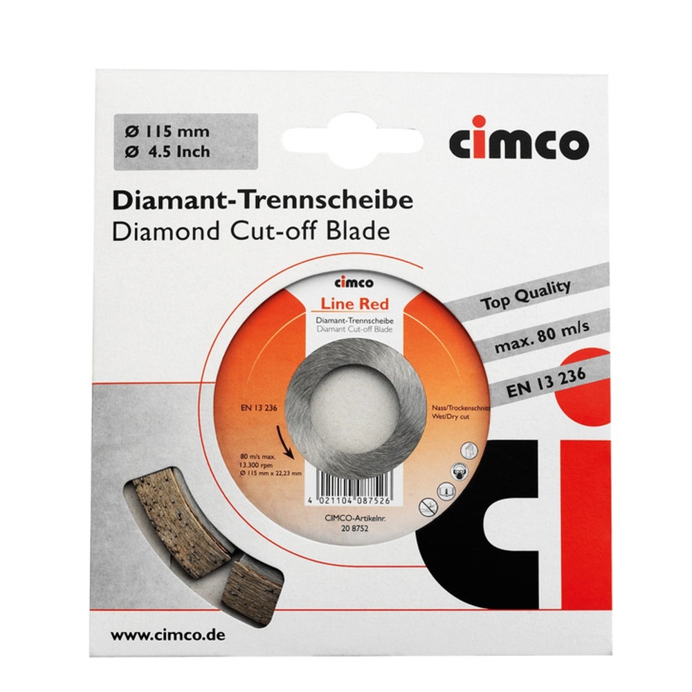 Cimco Diamant Trennscheiben 208758