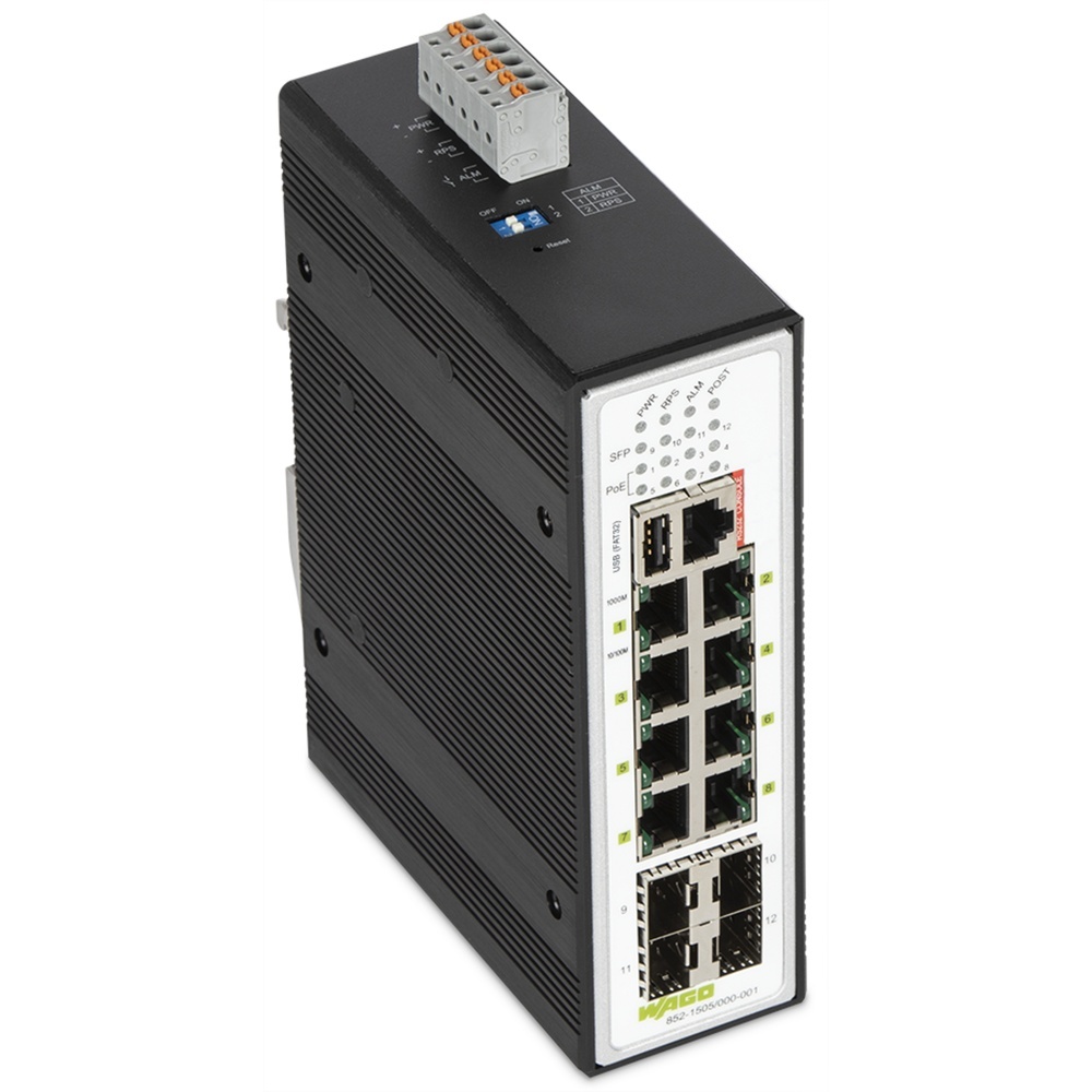 Wago Industrial Managed Switch 852-1505/000-001