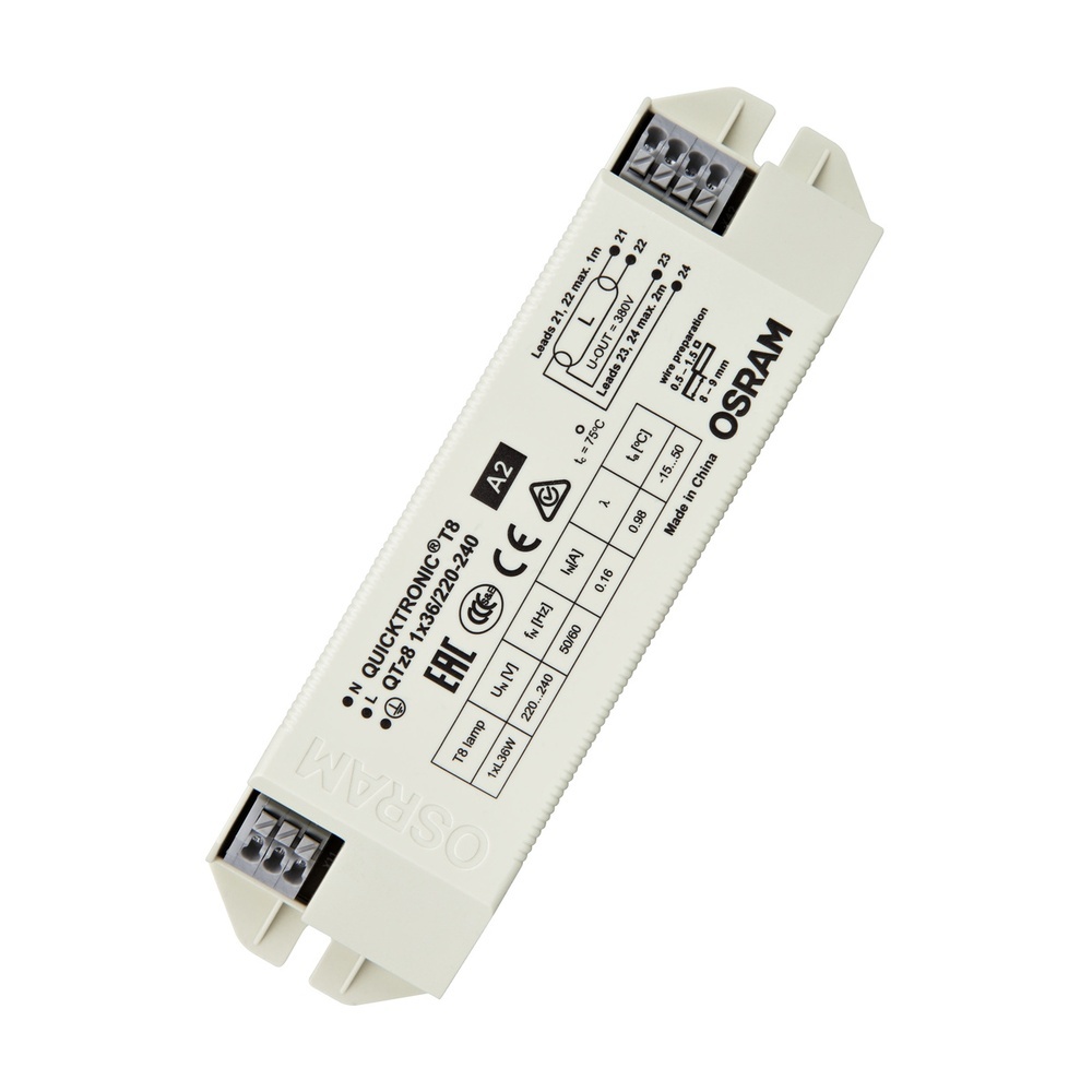 Ledvance Osram Vorschaltgerät 863287 Typ QTZ8-1X36/220-240UNV1