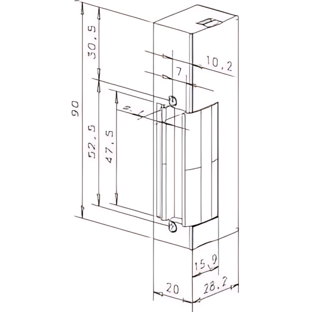 Assa Abloy Elektro Türöffner 9334--------E91