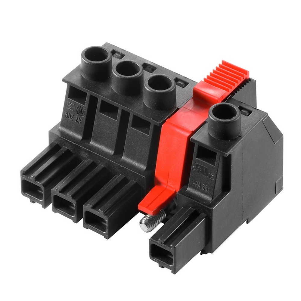 Weidmüller Leiterplattensteckverbinder 2627290000 Typ BUZ 10.16IT/04/180MSF2 AG BK BX