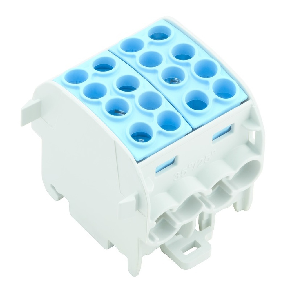 Weidmüller Potentialverteilerklemme 1561700000 Typ WPD 202 4X35/4X25 BL Weidmüller Potentialverteilerklemme 1561700000 Typ WPD 202 4X35/4X25 BL