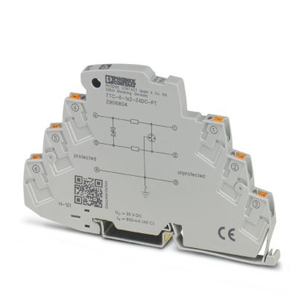 Phoenix Contact Überspannungsschutzgerät 2906804 Typ TTC-6-1X2-24DC-PT