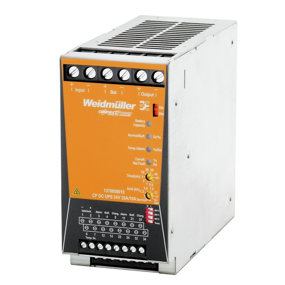 Weidmüller USV Steuereinheit 1370050010 Typ CP DC UPS 24V 20A/10A Weidmüller USV Steuereinheit 1370050010 Typ CP DC UPS 24V 20A/10A