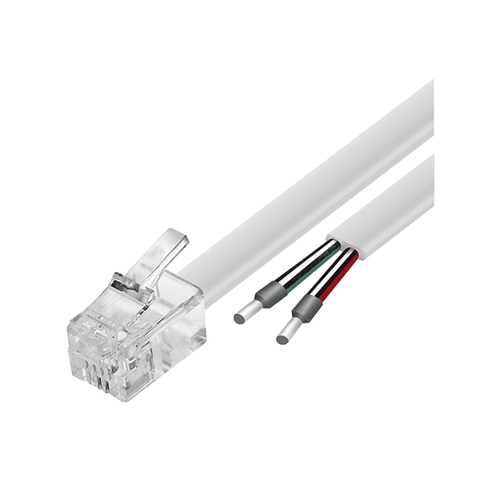 ESYLUX Kabel EC10431517 Typ CABLE RJ10-OPEN END 10m WH