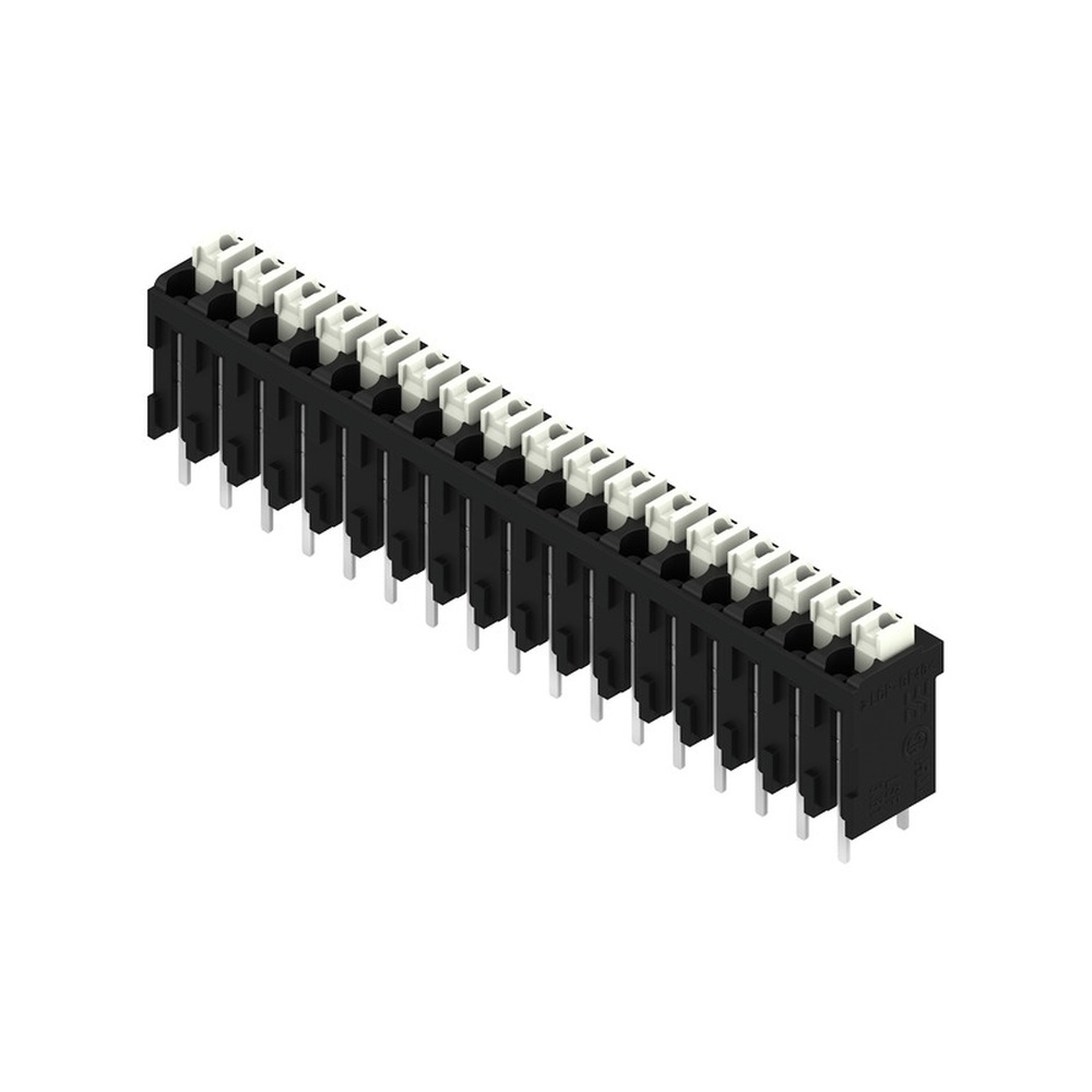 Weidmüller Leiterplattenklemme 1870940000 Typ LSF-SMT 3.81/17/180 3.5SN BK TU