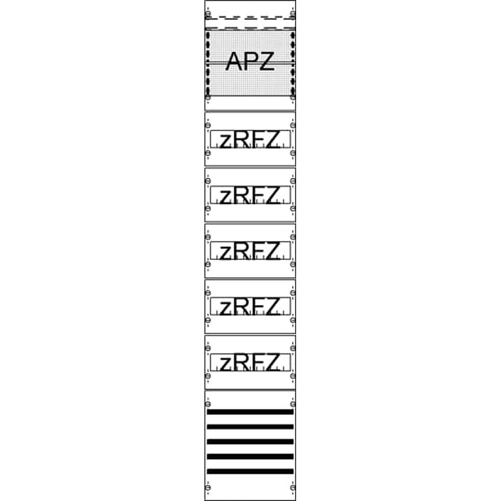 Striebel & John Verteilerfeld 2CPX054020R9999 Typ FV19SA2R5