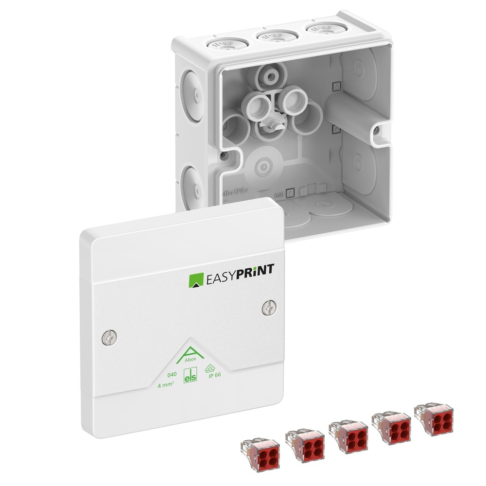 Spelsberg Abzweigkasten 804120EP Typ Abox 040-4²/w EasyPrint Spelsberg Abzweigkasten 804120EP Typ Abox 040-4²/w EasyPrint