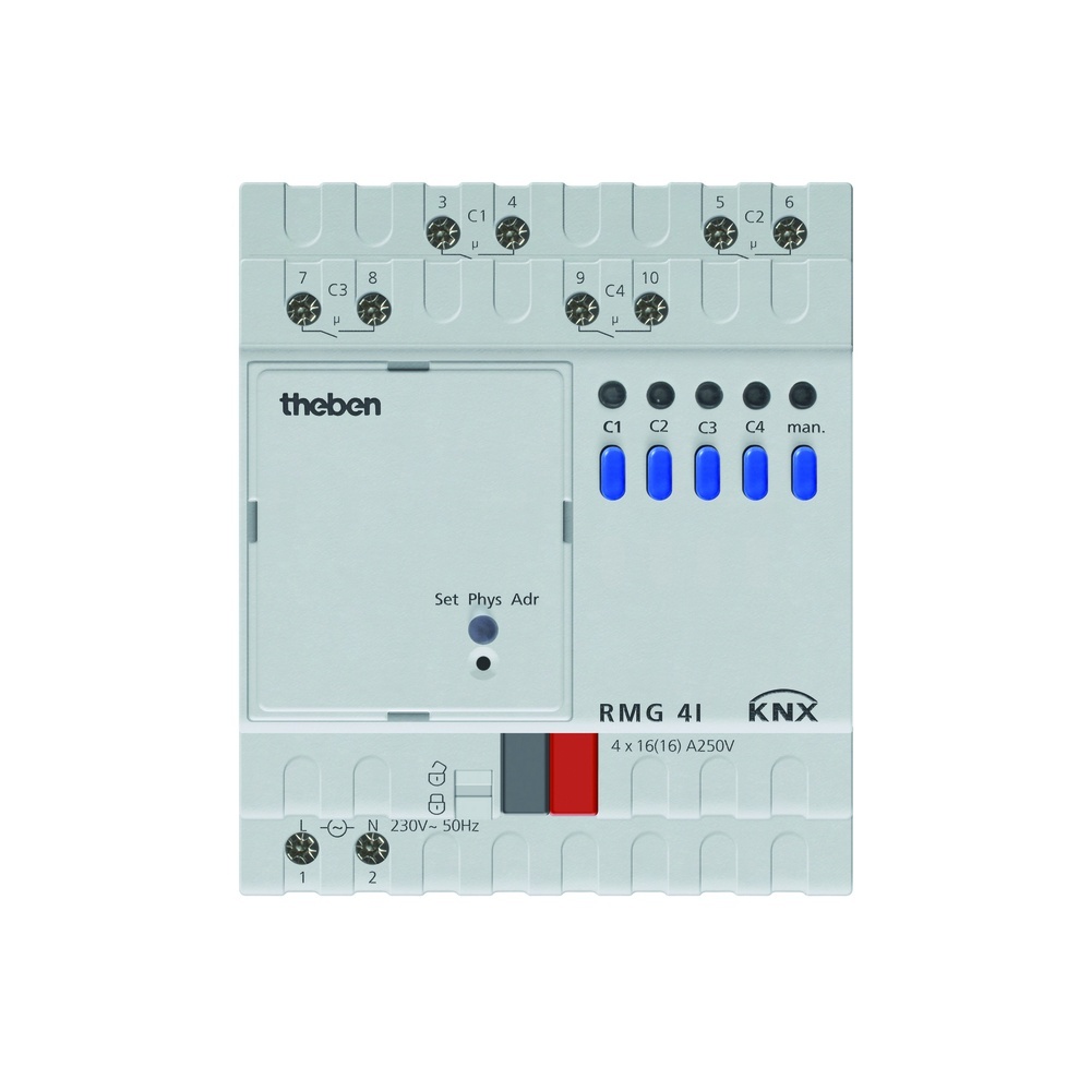 Theben KNX Schaltaktor 4930210 Typ RMG 4 I KNX