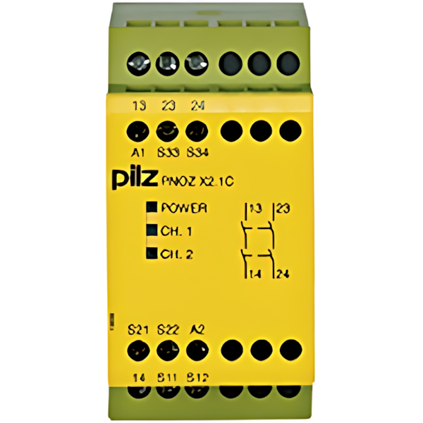 Pilz Sicherheitsschaltgerät 774305 Typ PNOZ X2.1C 24VAC/DC 2n/o