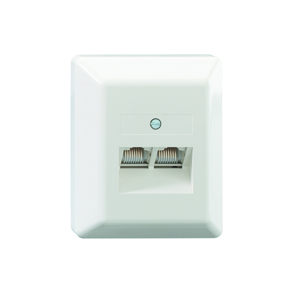 Rutenbeck Anschlussdose 13411503 Typ UAE-Cat.6A iso-8/8 U Ap rw