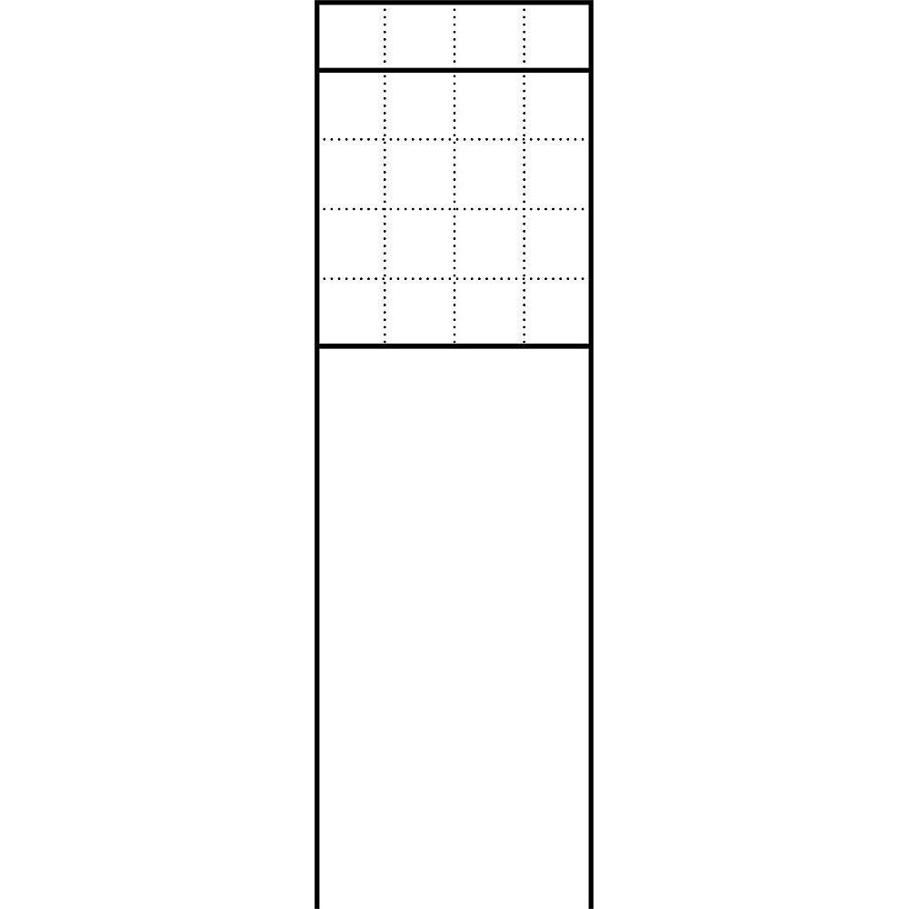 Siedle Briefkasten 200023137-00 Typ BG/SR 611-4/5-0 SM