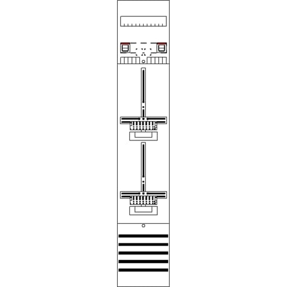 Striebel & John Zählerkomplettfeld 2CPX054144R9999 Typ DF19Q2