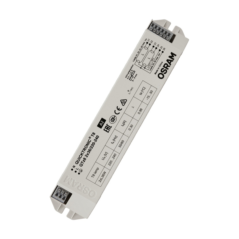 Ledvance Osram Vorschaltgerät 863324 Typ QTZ8-2X36/220-240UNV1
