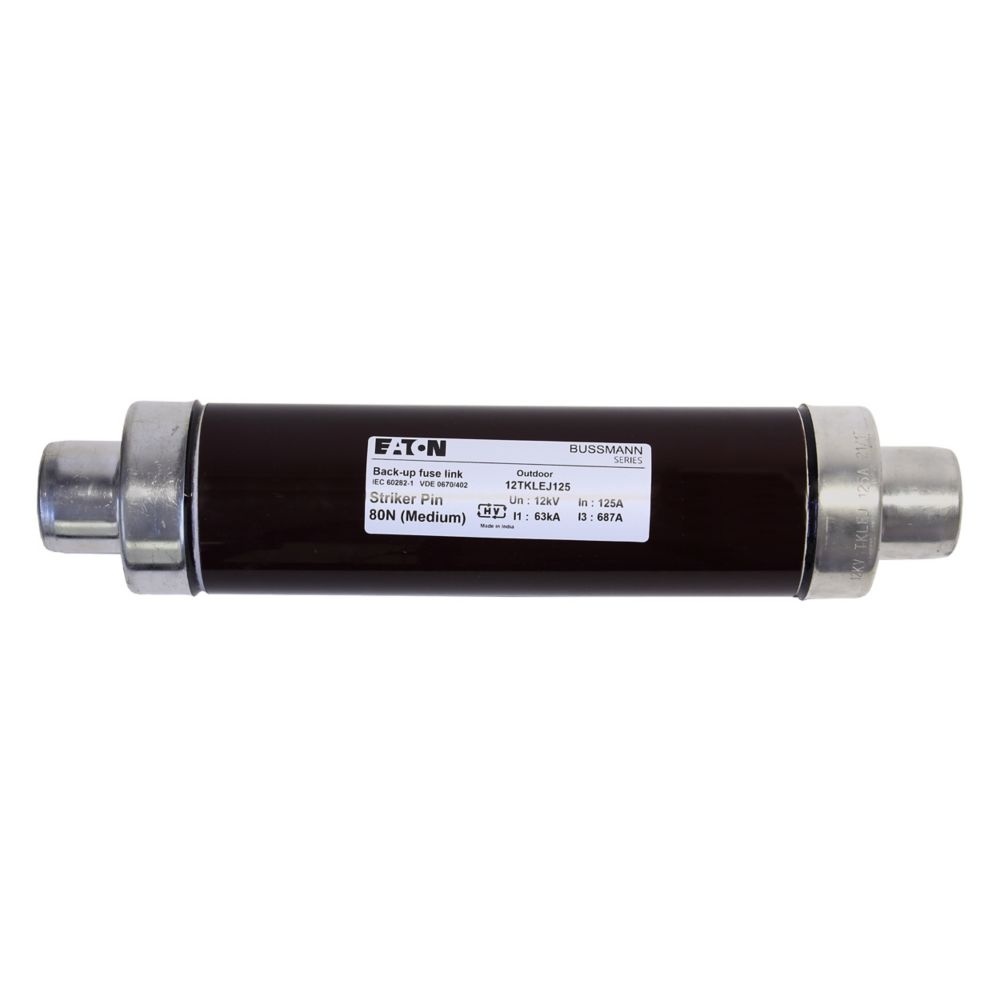 Eaton Sicherungseinsatz 12TKLEJ125 Typ 12KV 125A 3 DIN BROWN RESIN SEAL FUSE