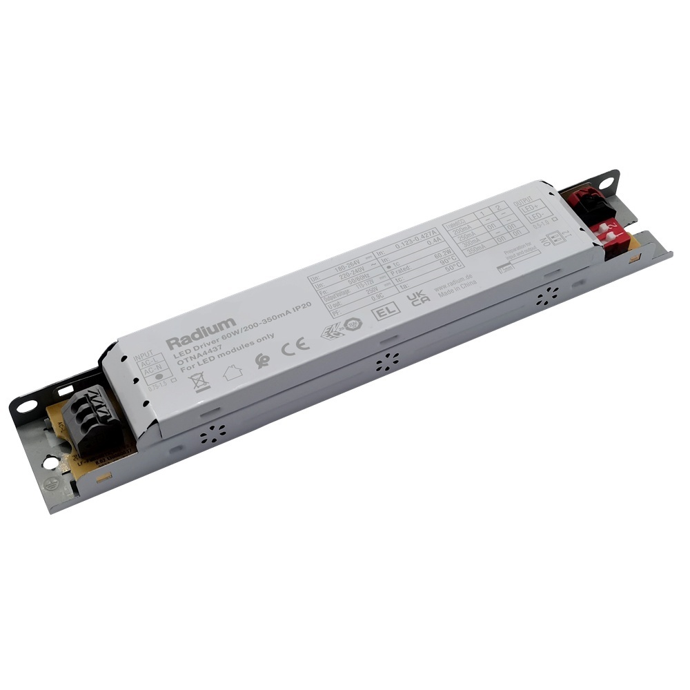 Radium Treiber OTNA4437 Typ DRIVER DC 60W/200-350mA IP20